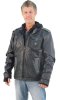 Кожаная двухцветная куртка с хлопковой толстовкой - M11010ZK_0006.jpg