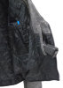 Серая байкерская куртка косуха с двойной молнией - 